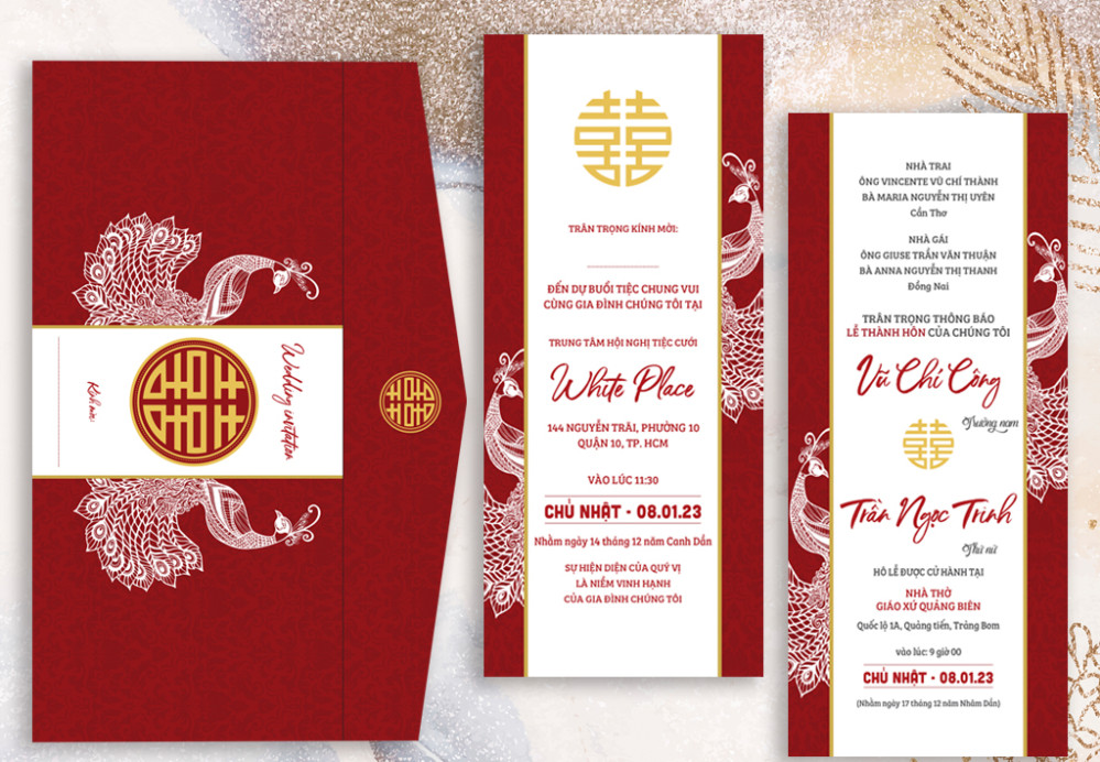 Top 10+ mẫu thiệp cưới đẹp, sang trọng năm 2023 tại Hồ Chí Minh